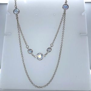 Silver 925 necklace with Swarovski stones